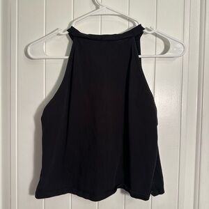 Nasty Gal Black Crop Tank Top